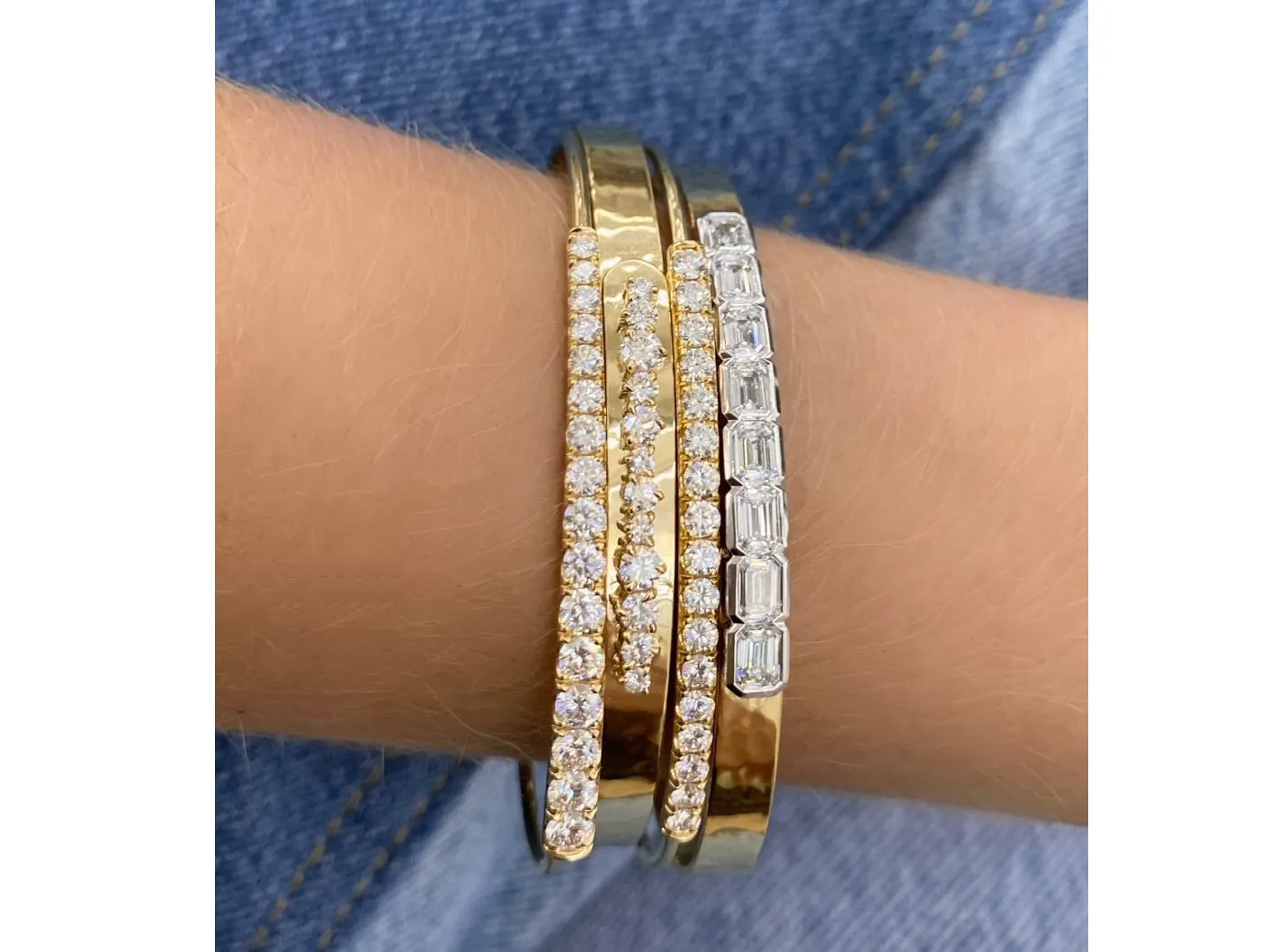 Emerald Cut Love Always Bracelet
