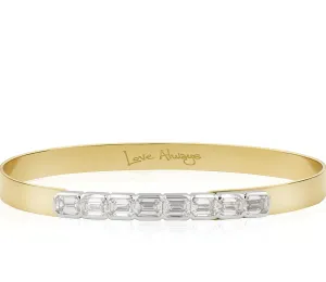 Emerald Cut Love Always Bracelet