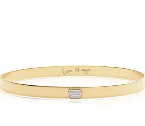 Emerald Cut Love Always Bracelet