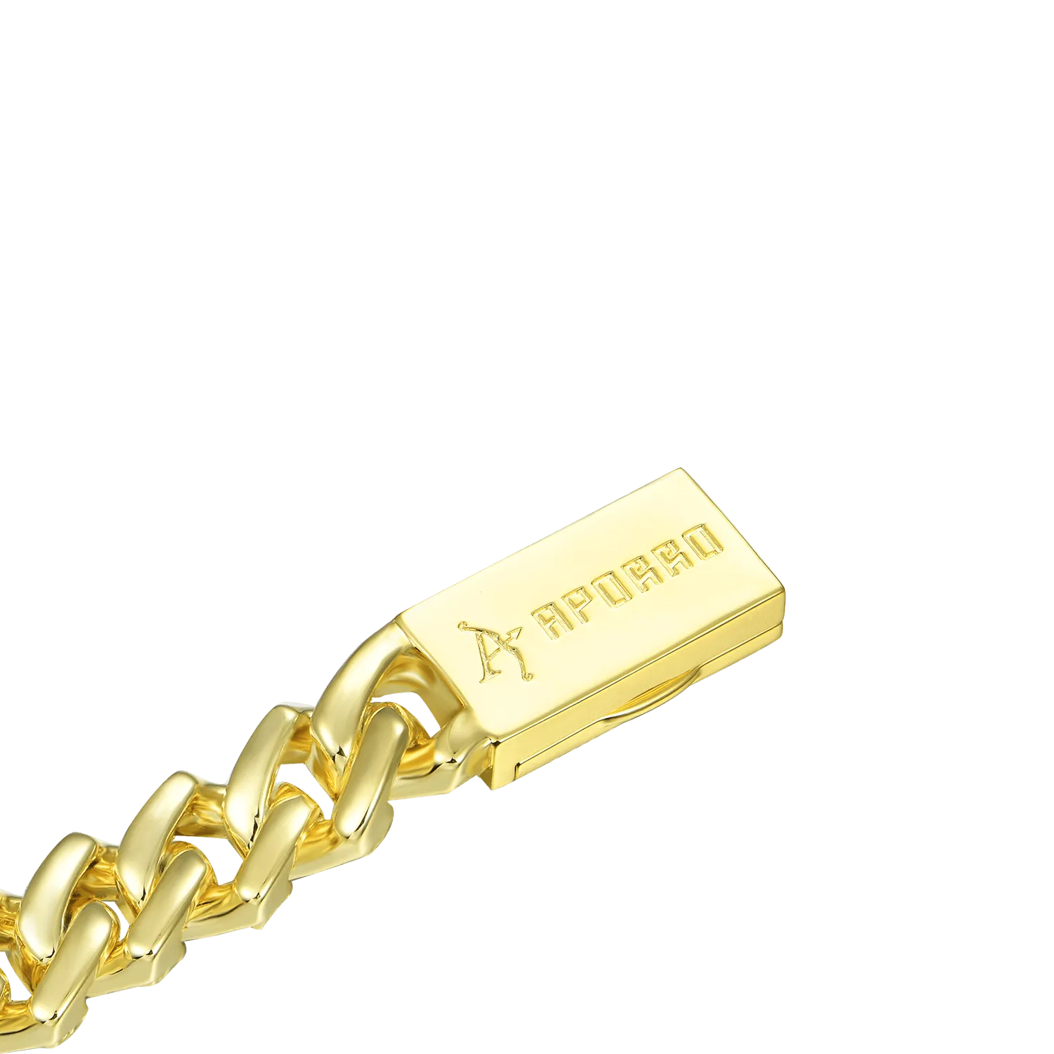 Emerald Cut Prong Cuban Link Bracelet