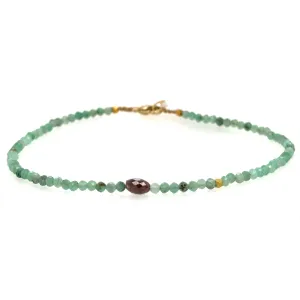 Emerald   Diamond 18k Bracelet