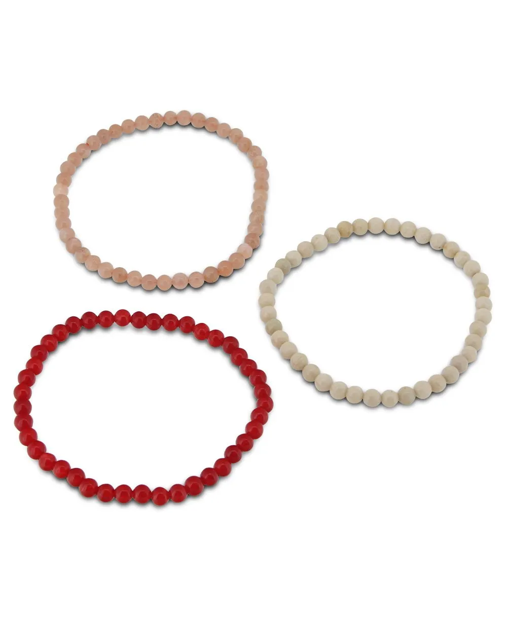 Energy Bracelets for Energizing and Amplification, Set of 3