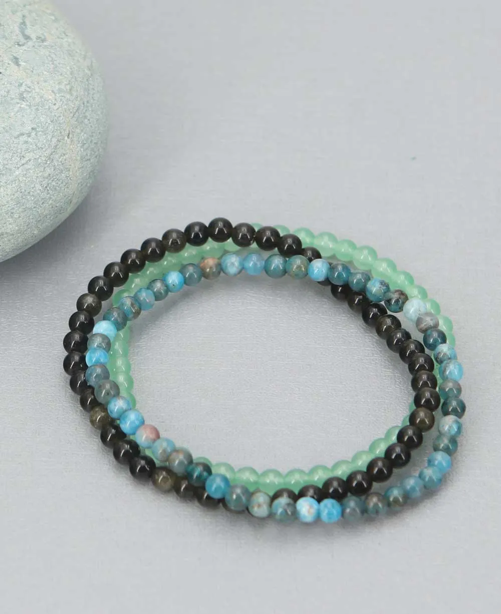 Energy Bracelets for Personal Growth, Set of 3
