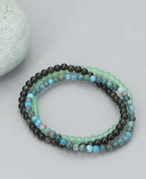 Energy Bracelets for Personal Growth, Set of 3