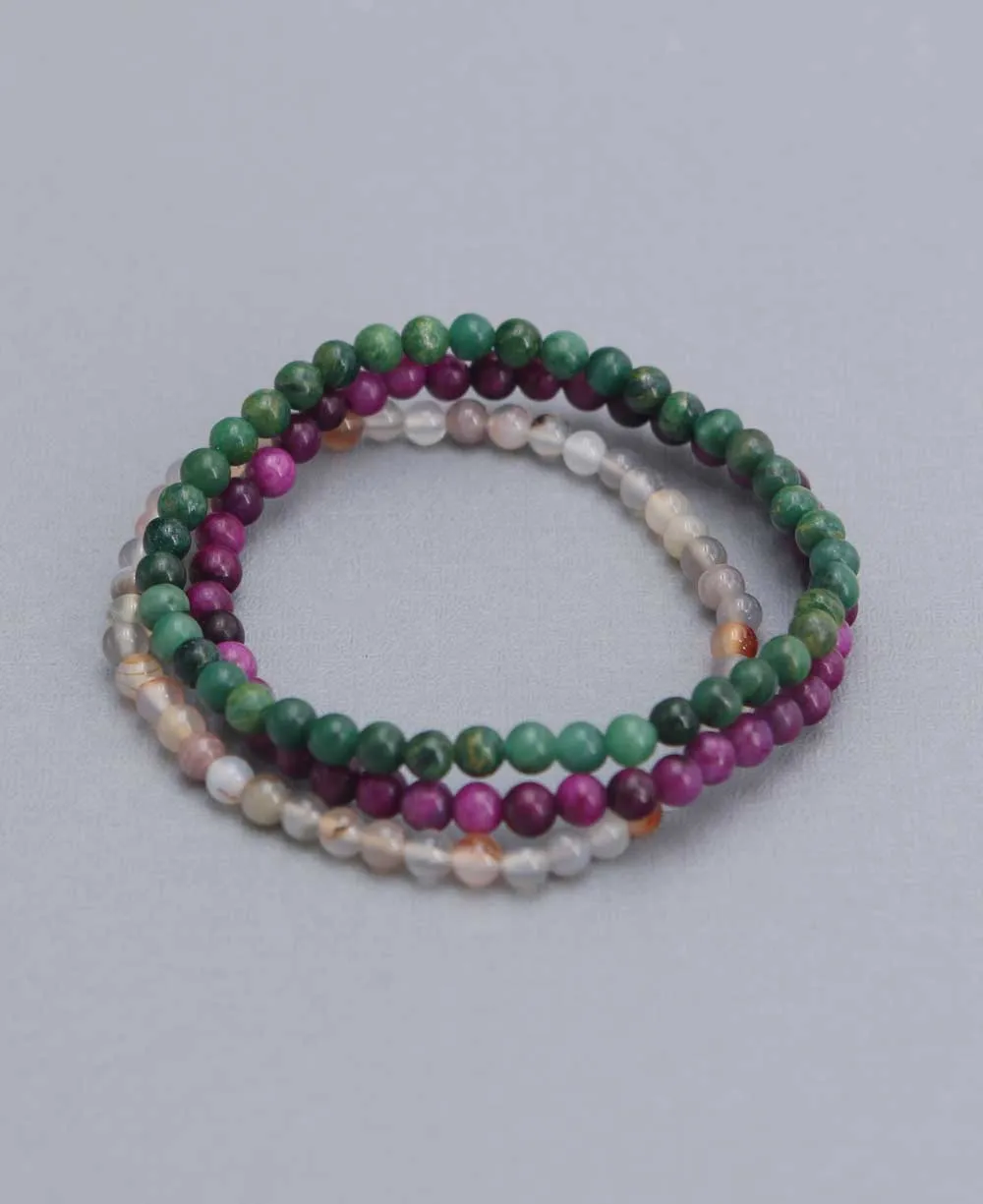 Energy Bracelets for Positive Attitude and Change, Set of 3