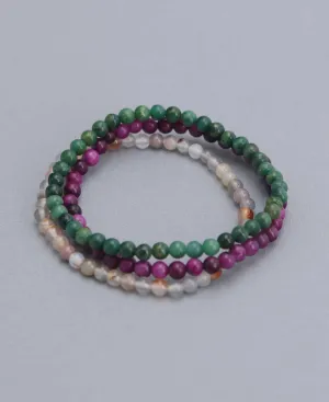 Energy Bracelets for Positive Attitude and Change, Set of 3