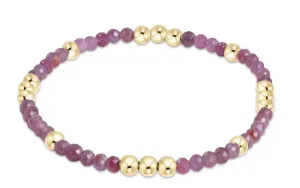 enewton worthy pattern 3mm bead bracelet - ruby