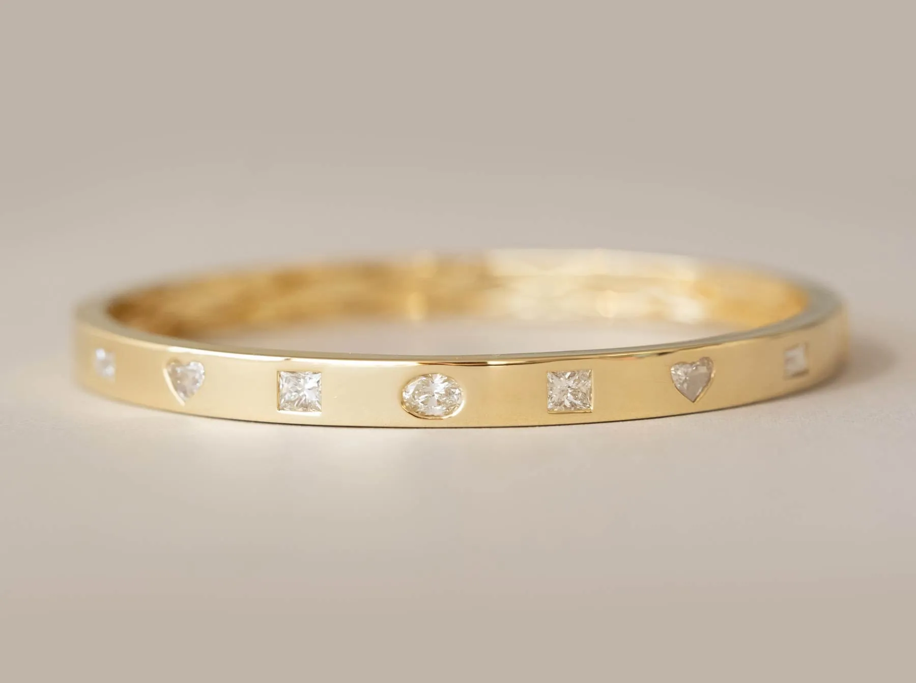 Fancy Diamond Bangle Bracelet