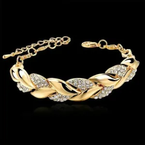 Fashion Women Silver Crystal Diamond Bracelet