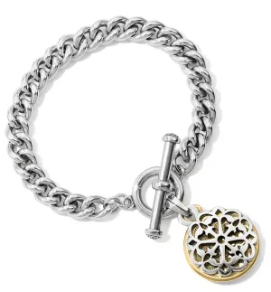 Ferrara Two Tone Toggle Bracelet  JF6662