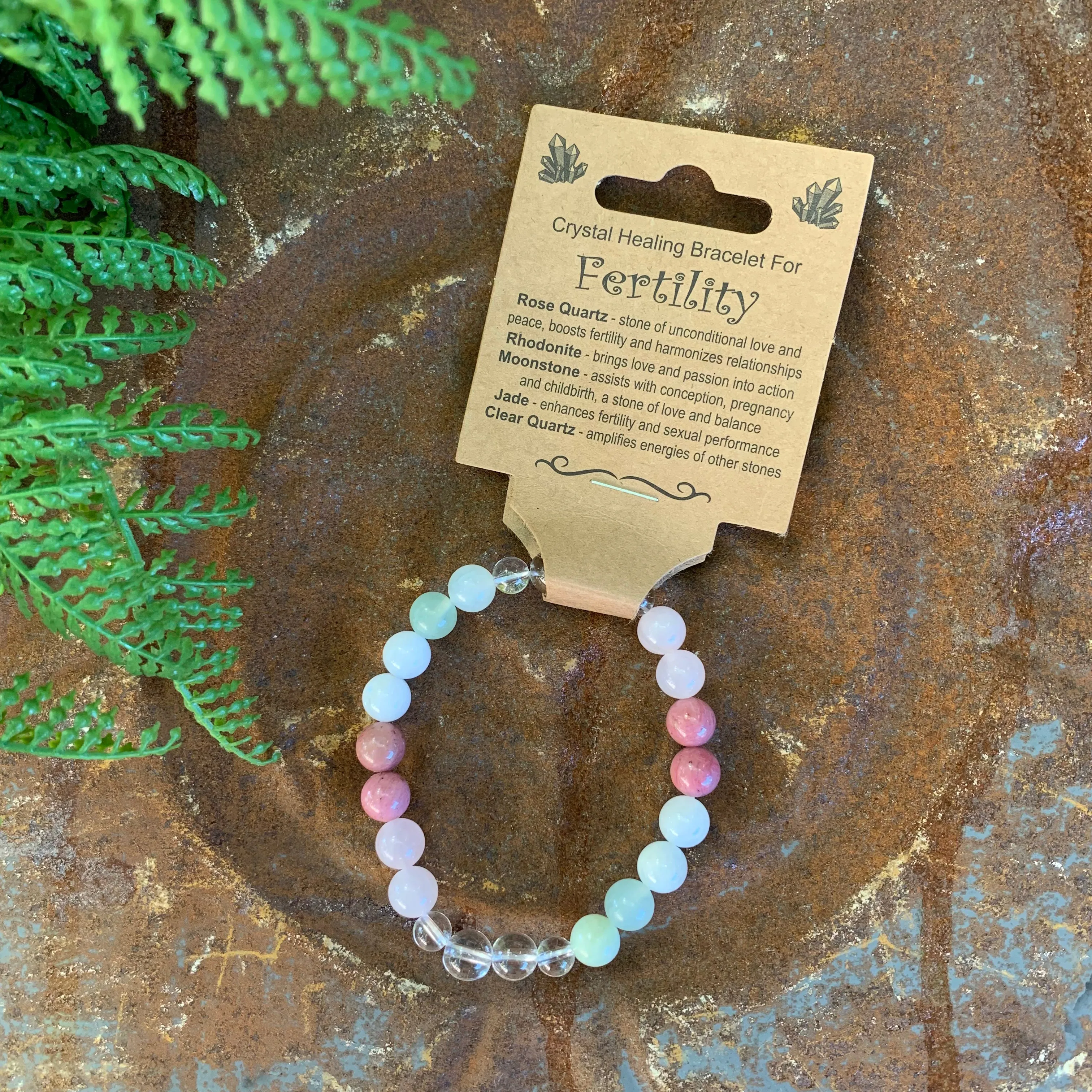 “Fertility” Crystal Healing Bracelet