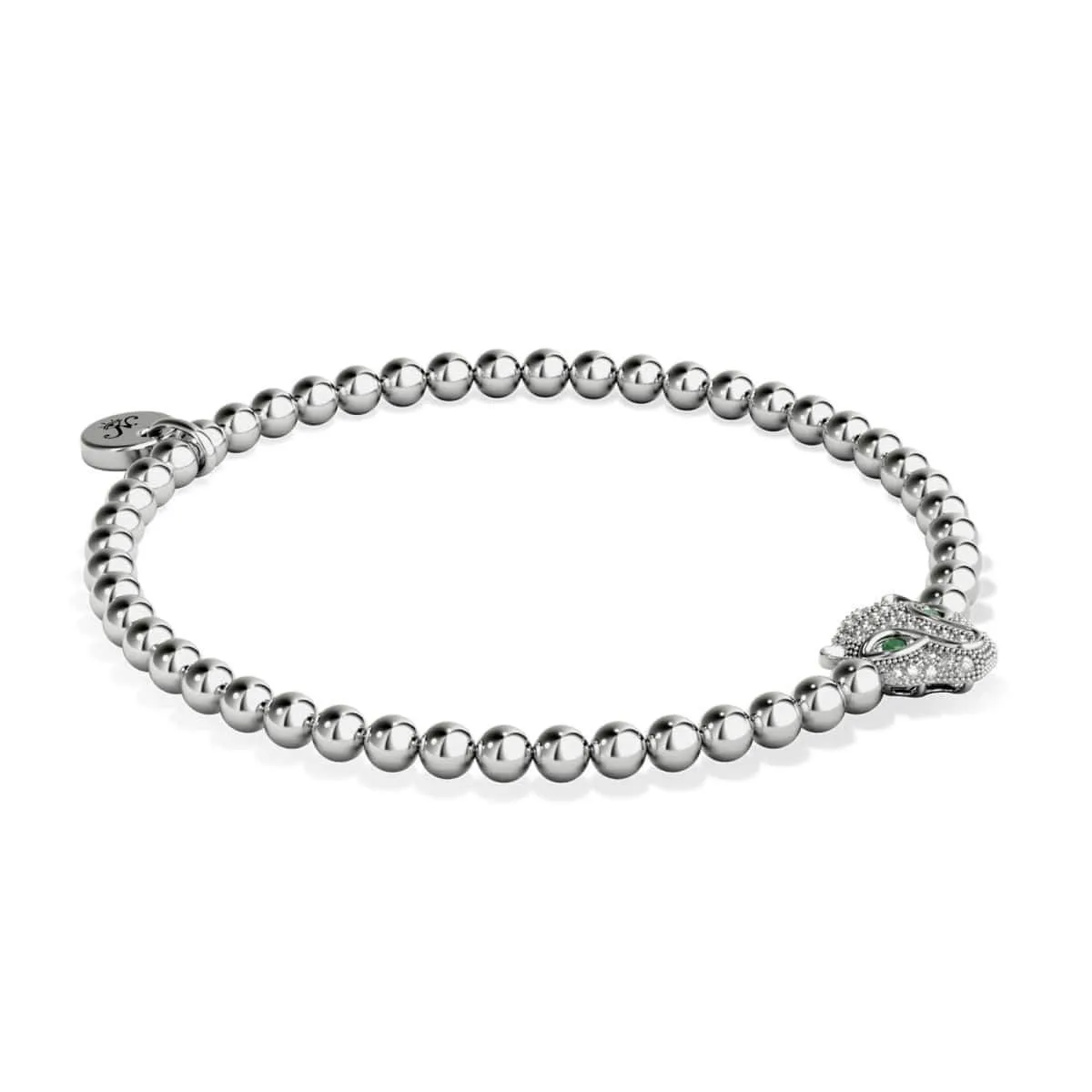 Fierce | Silver | Crystal Cat Bracelet