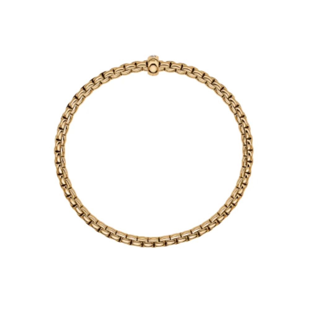 FOPE 18k Yellow Gold Eka Flex'it Bracelet