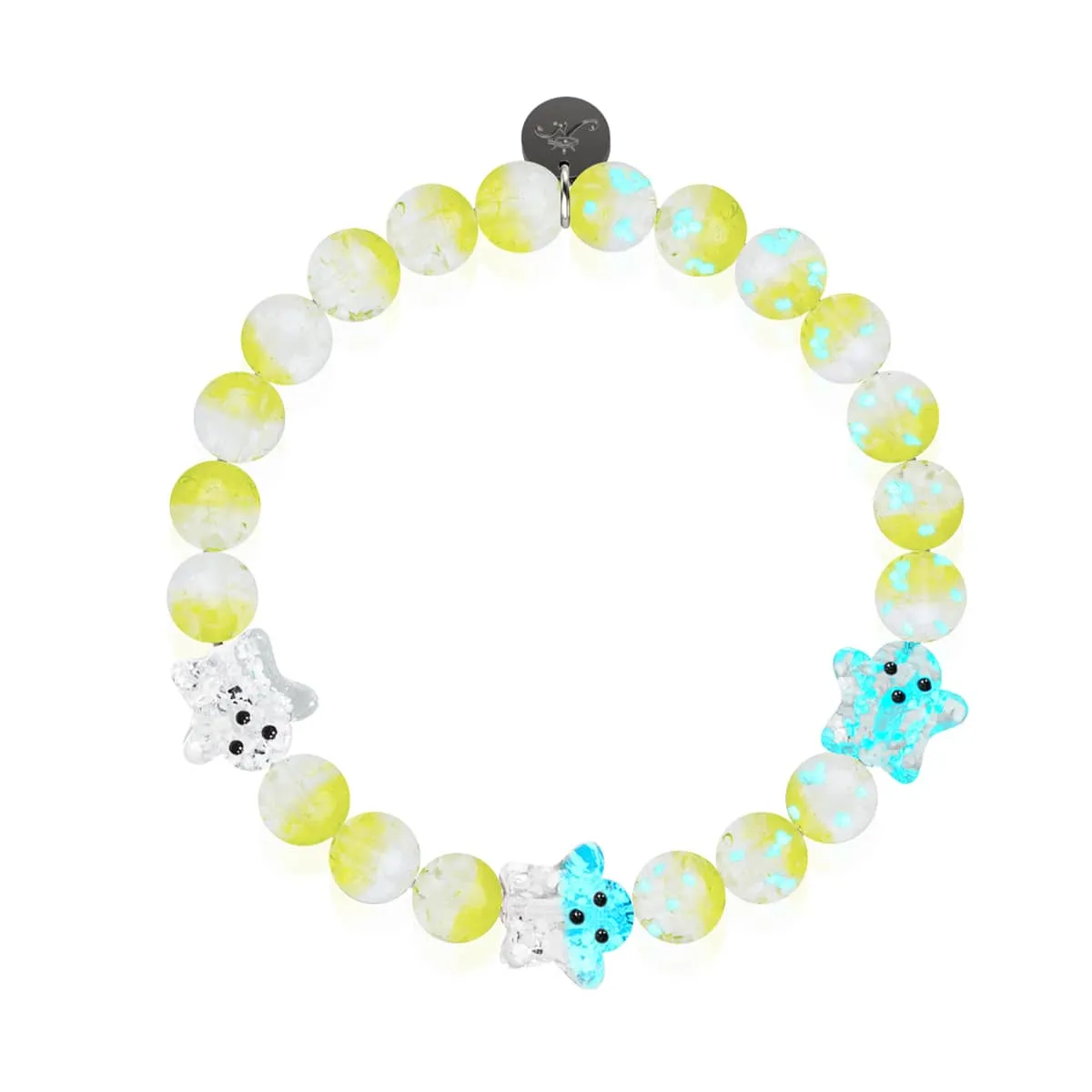 Garden Spectre | Silver | Firefly Glass Ghost Bracelet