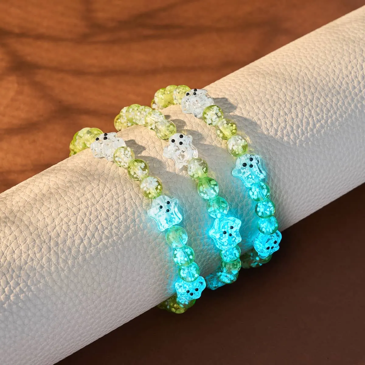 Garden Spectre | Silver | Firefly Glass Ghost Bracelet