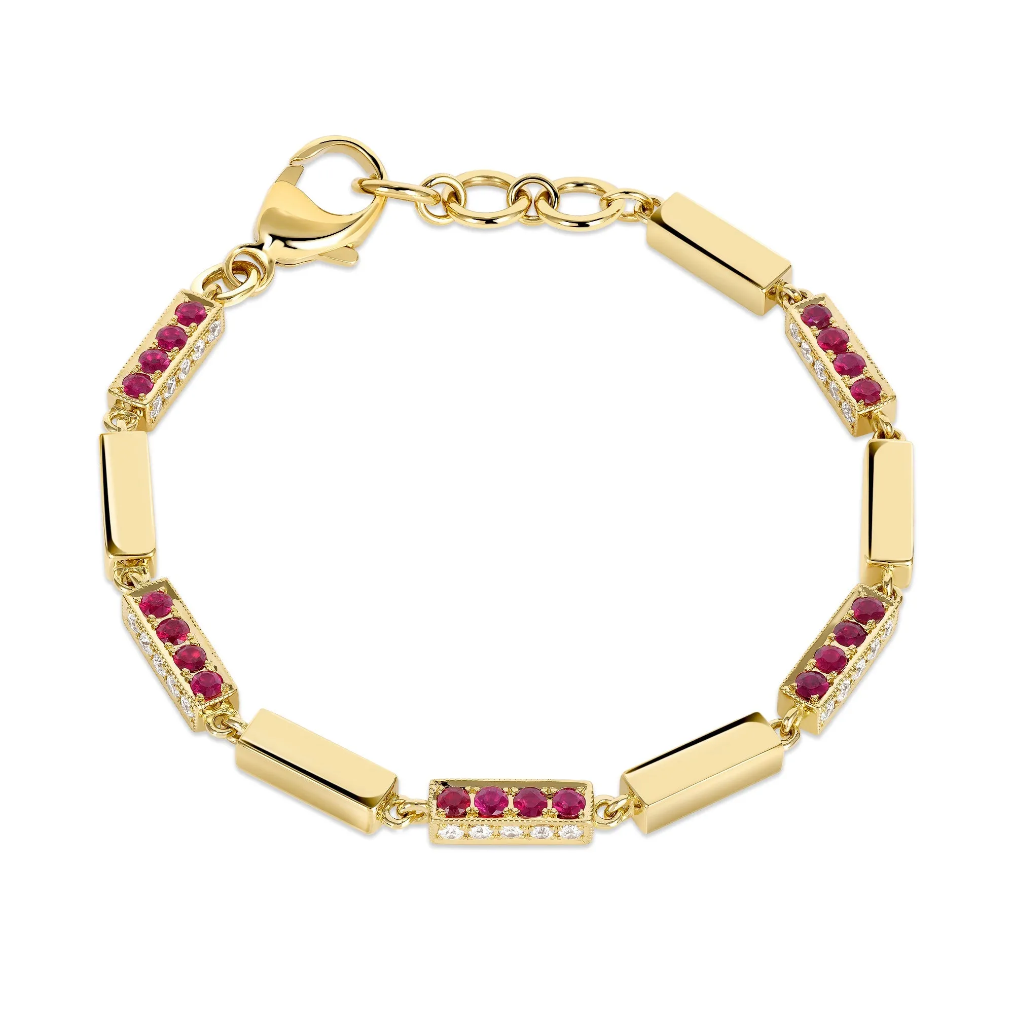 GIANA BRACELET WITH DIAMONDS AND GEMSTONES