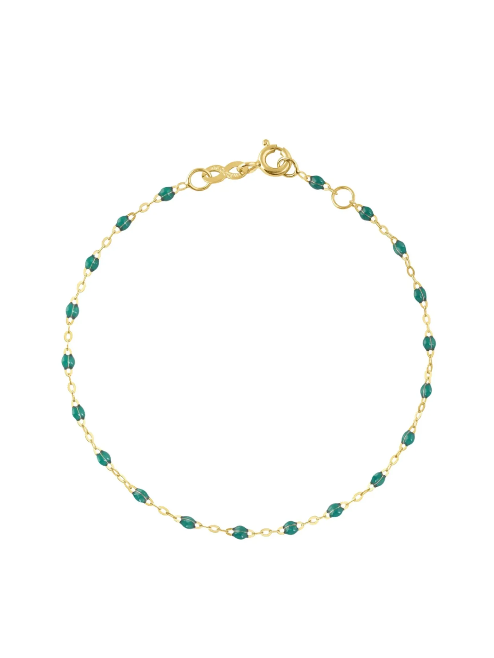 Gigi Clozeau Classic Bracelet Emerald & Yellow Gold