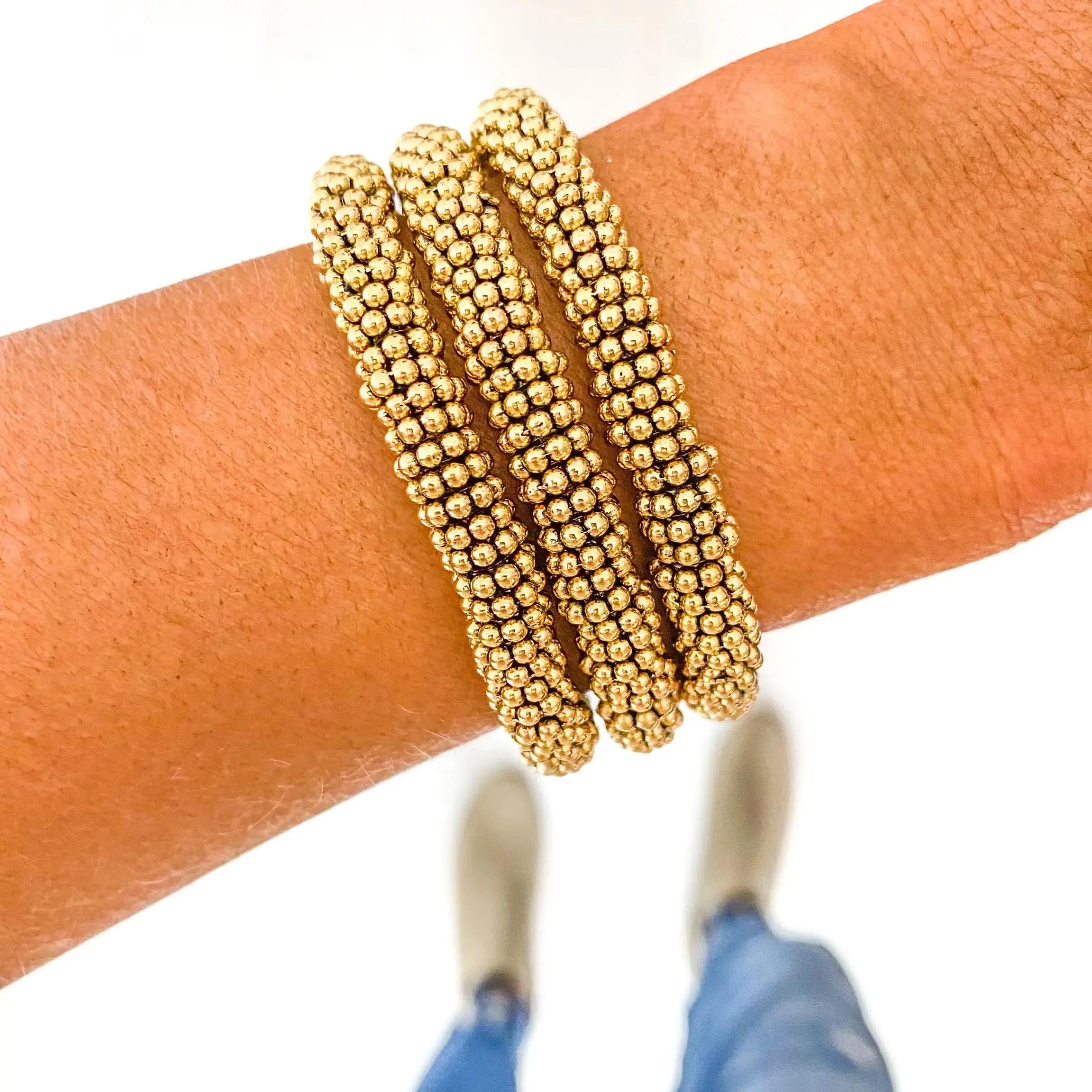 Gold Flower Bracelet