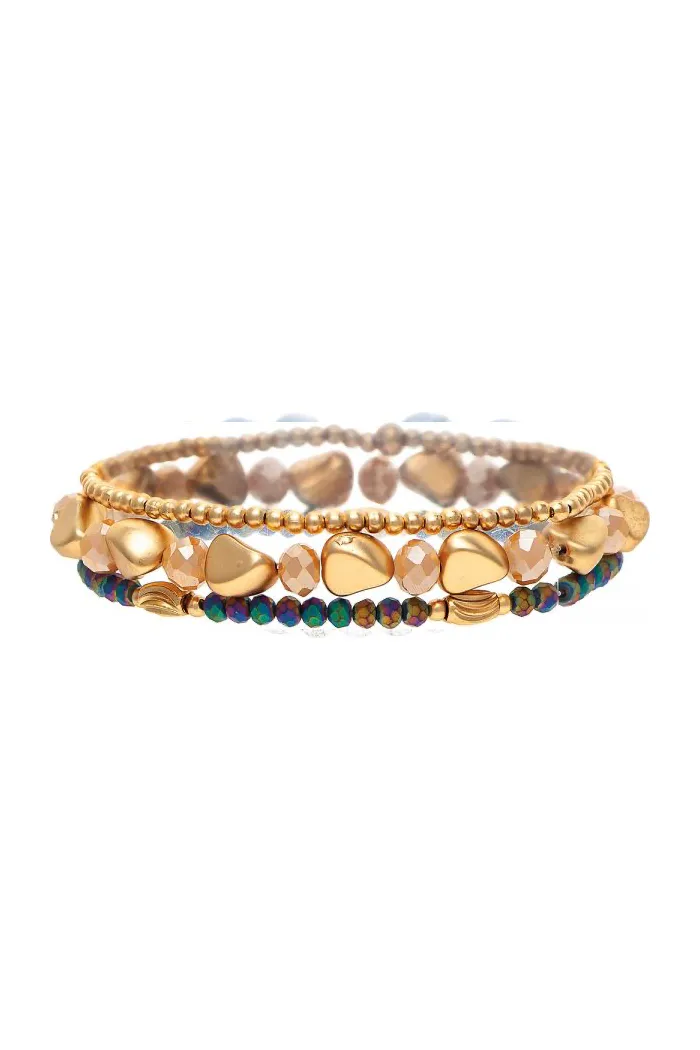 Gold Nugget and Bead