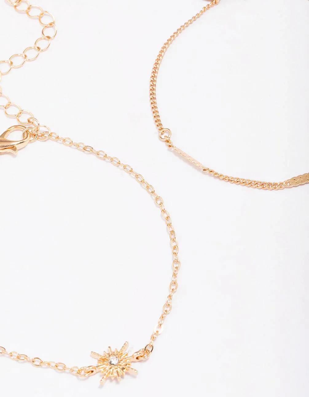 Gold Star & Moon Bracelet Pack