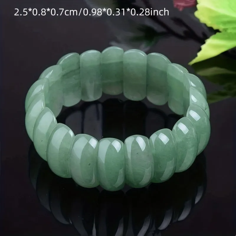 Green Dongling Jade Bracelet for Men and Women