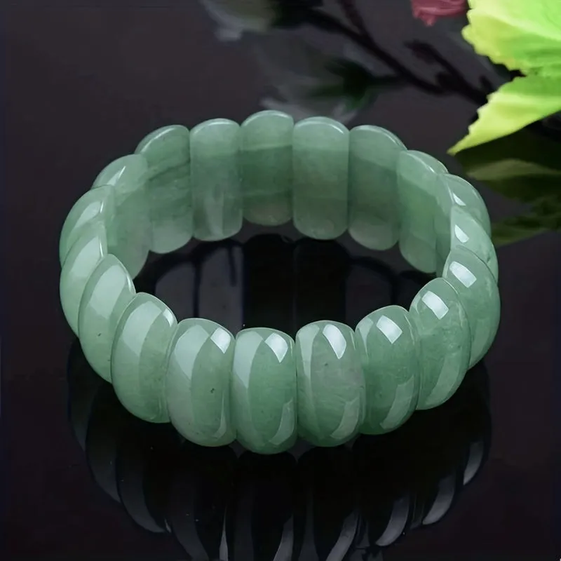 Green Dongling Jade Bracelet for Men and Women