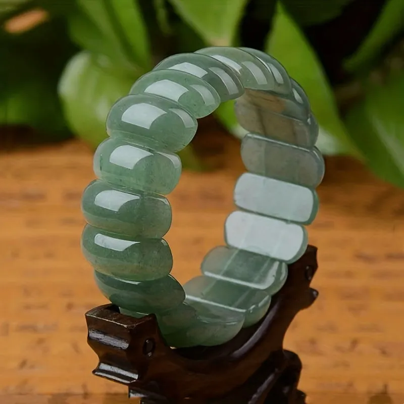 Green Dongling Jade Bracelet for Men and Women