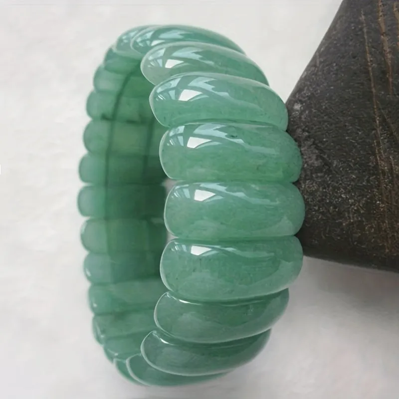 Green Dongling Jade Bracelet for Men and Women
