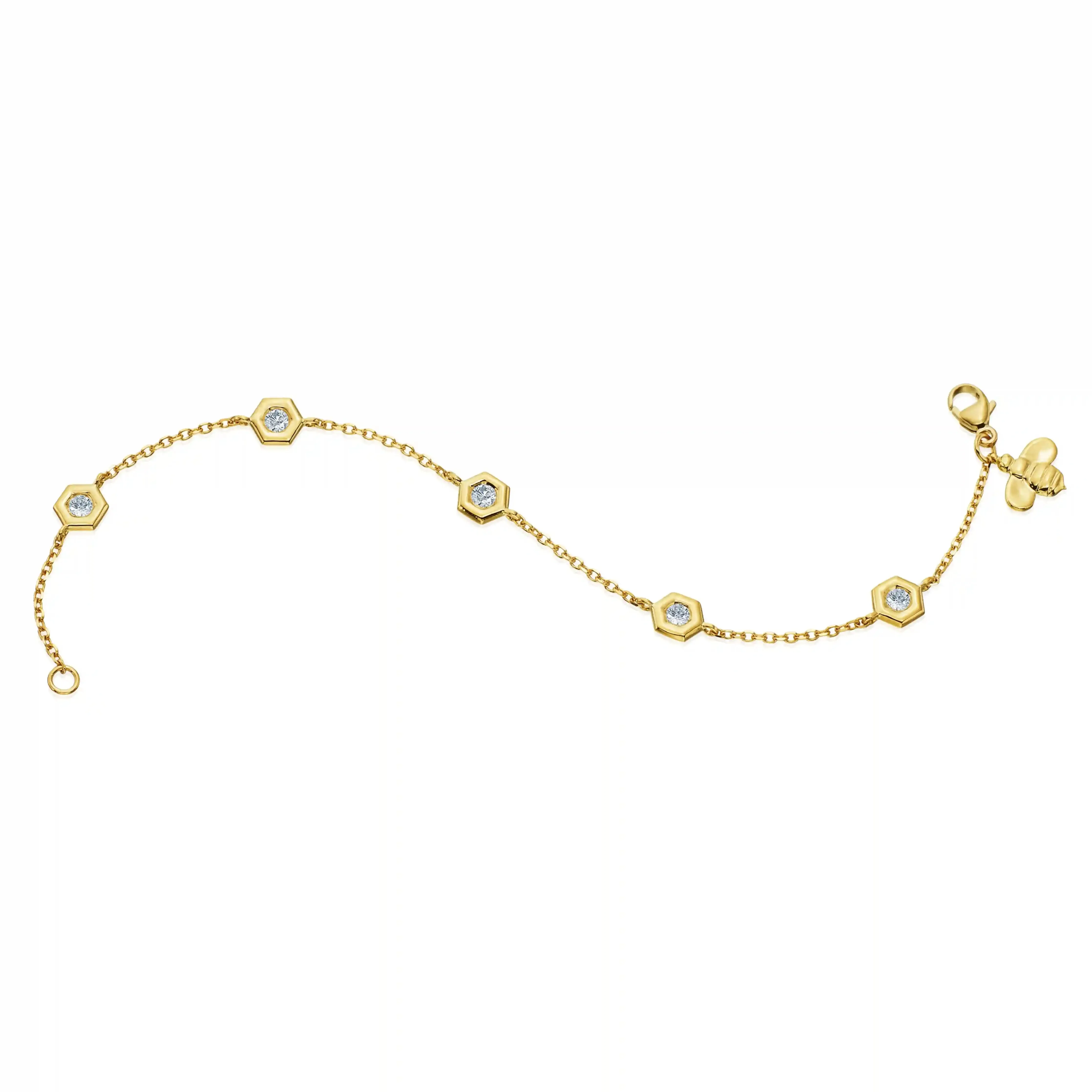 Gumuchian Gold B Bracelet