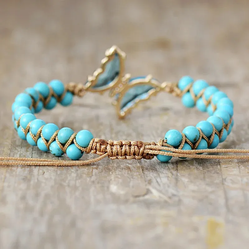 Healing Crystal Butterfly Bracelets