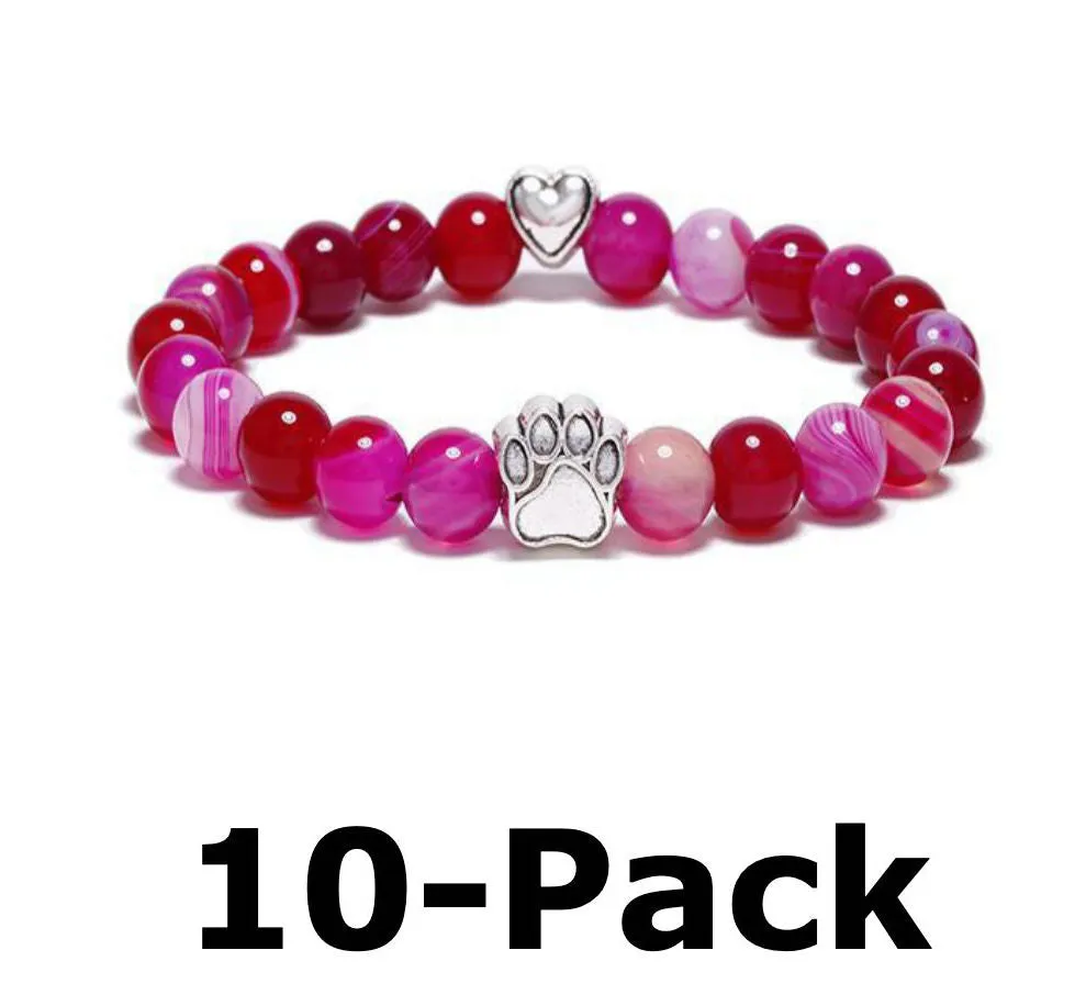 Heart Charm Friends & Family 10-Pack (Pink Sapphire)