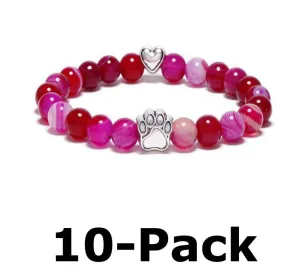 Heart Charm Friends & Family 10-Pack (Pink Sapphire)