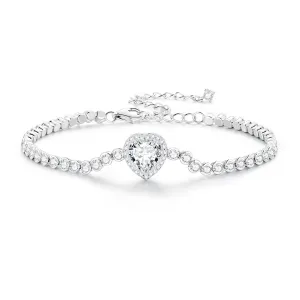Heart Tennis Bracelet
