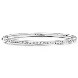 Hearts on Fire HOF Classic Channel Set Diamond Bangle - 2cts