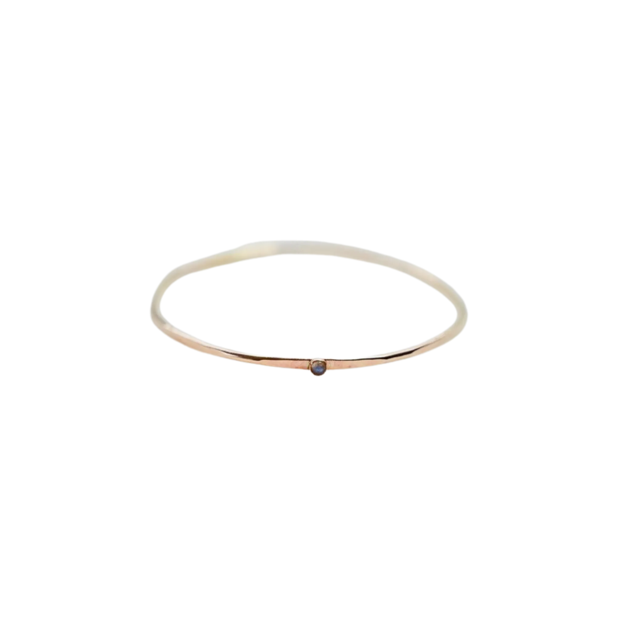 Hex Gold Bracelet with Gemstone