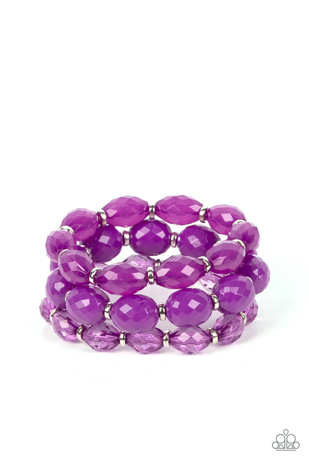 High Tide Hammock - Purple Paparazzi Bracelet