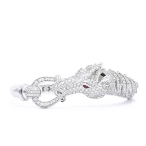 Horse Diamond Bangle