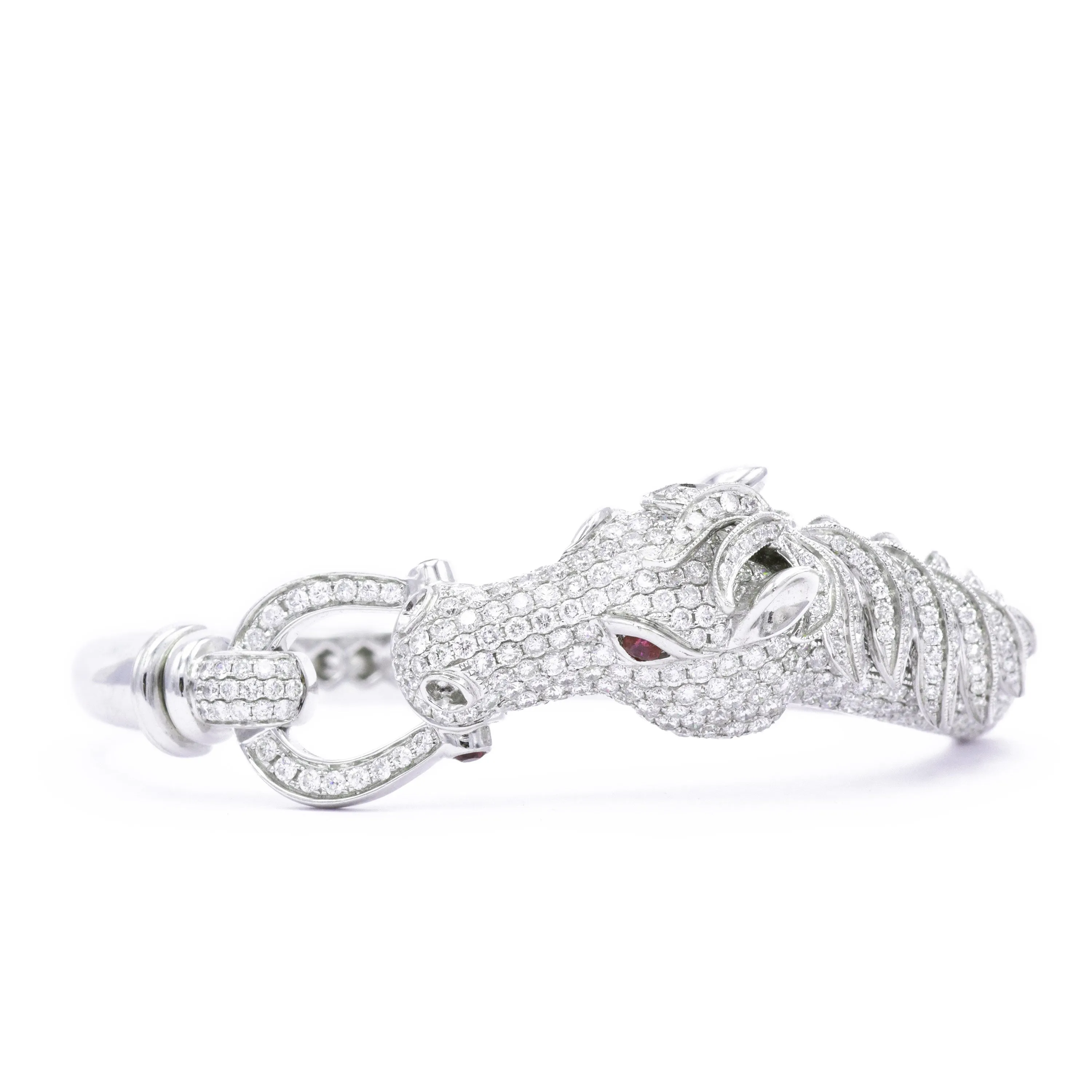 Horse Diamond Bangle