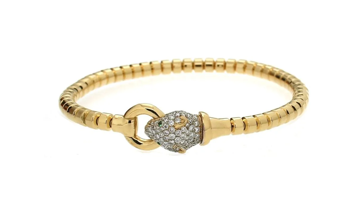 Hulchi Belluni STRETCH Bracelet with Pave Diamonds