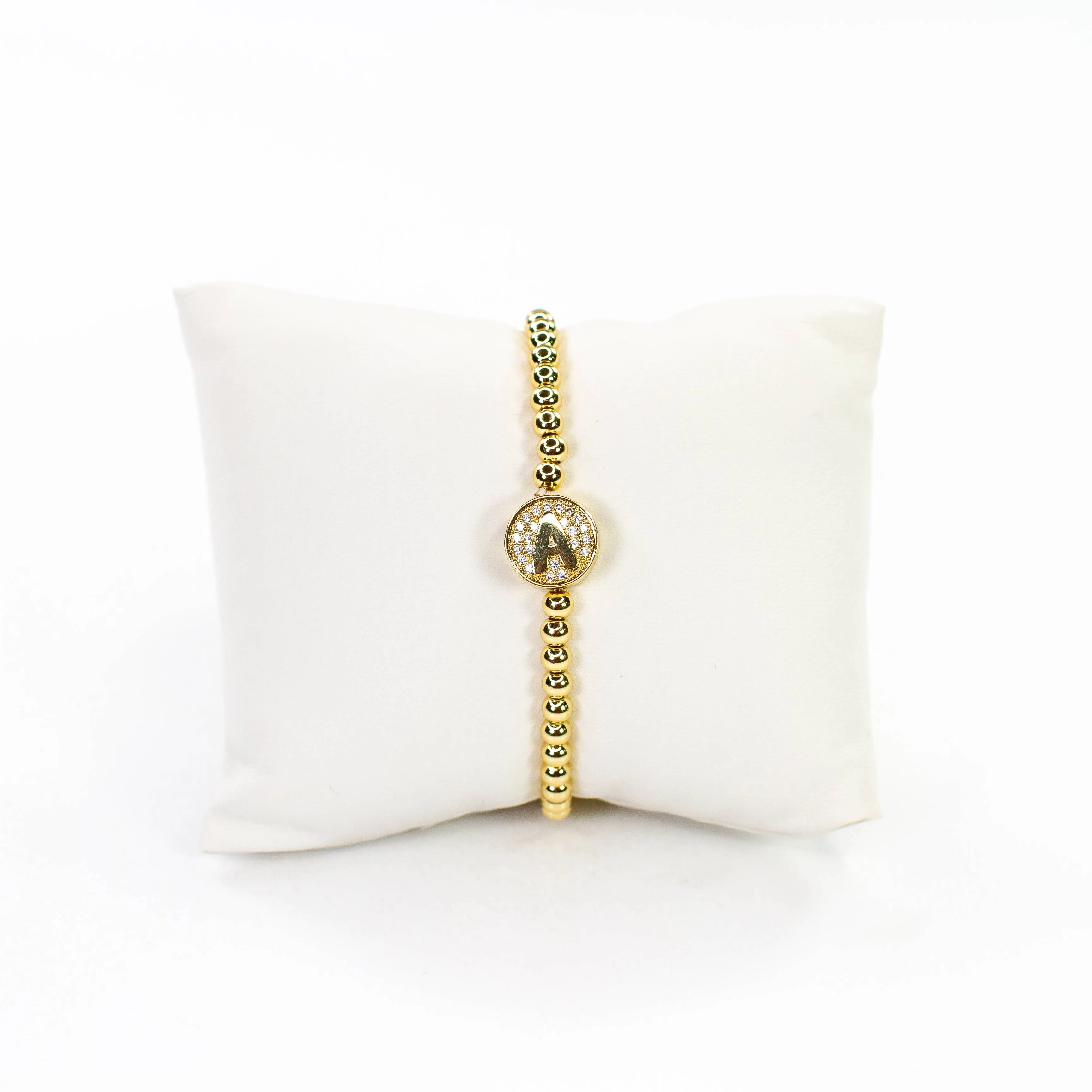 Initial Simulated Diamond Bracelet: C