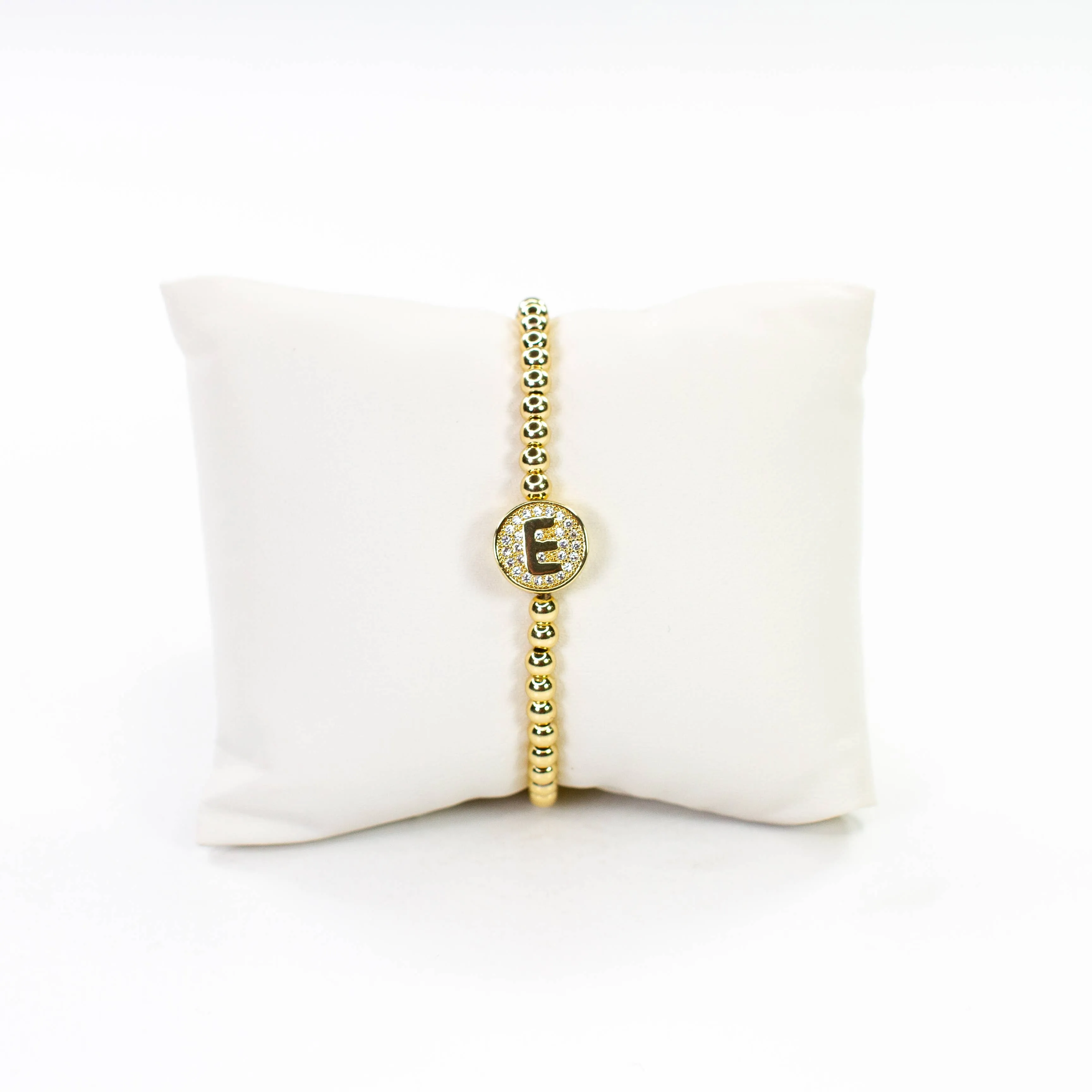 Initial Simulated Diamond Bracelet: C