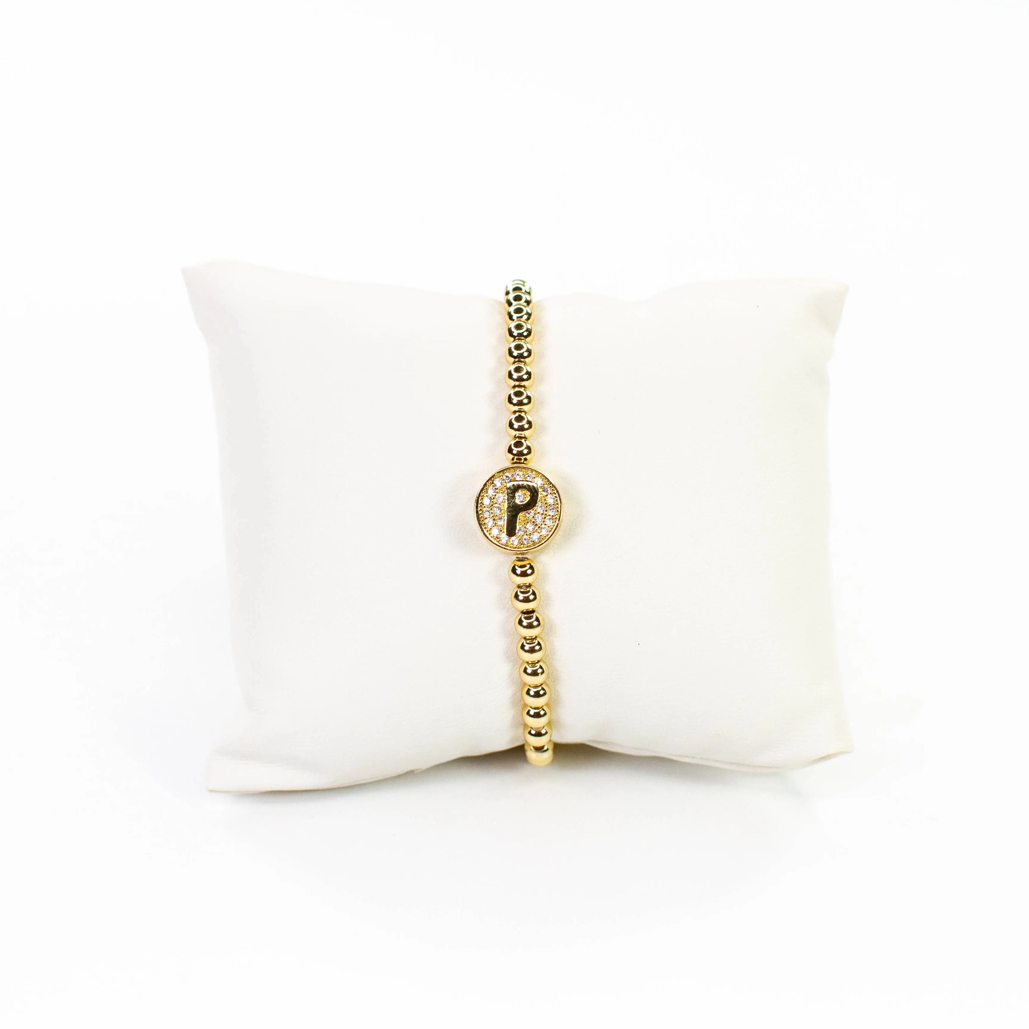 Initial Simulated Diamond Bracelet: C