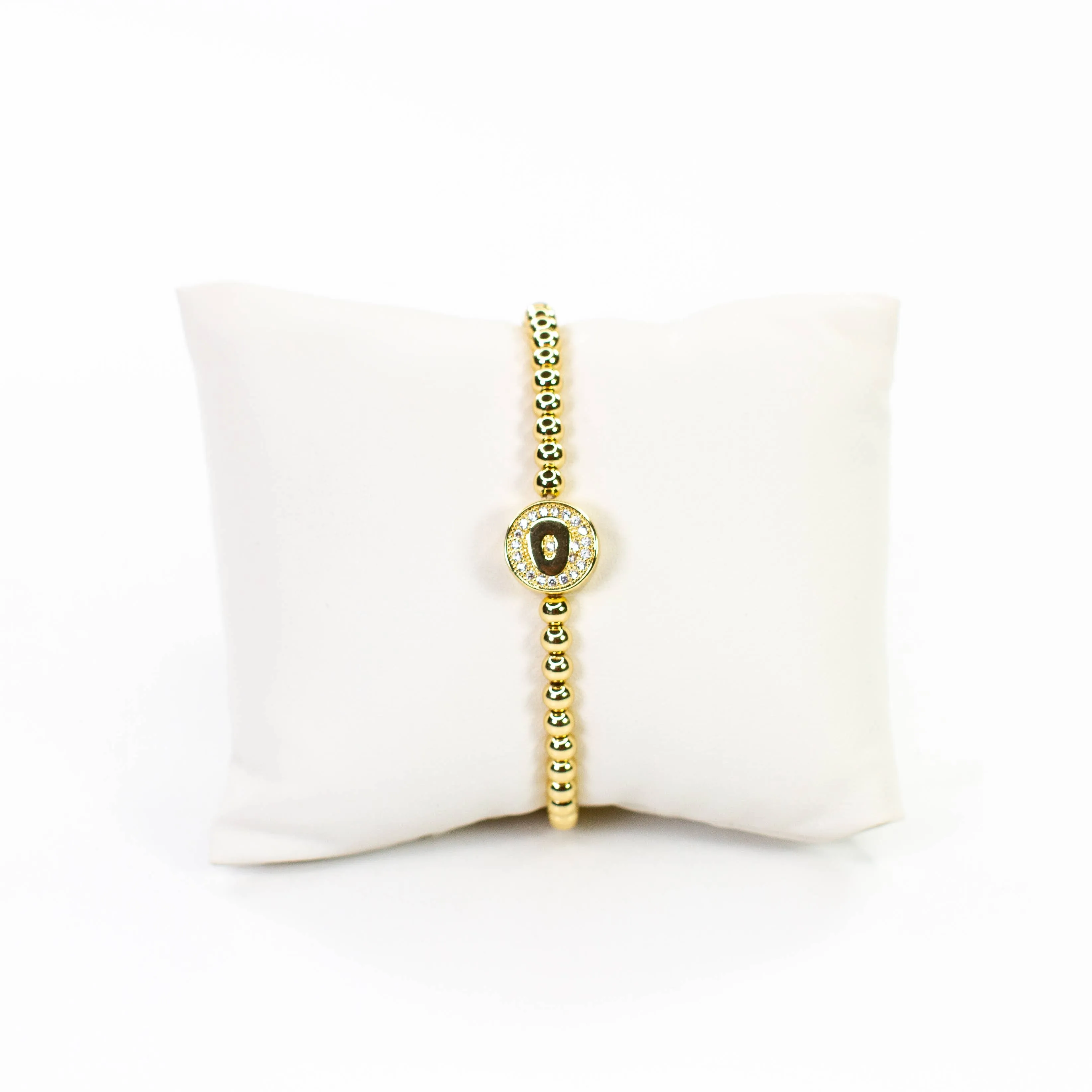 Initial Simulated Diamond Bracelet: C