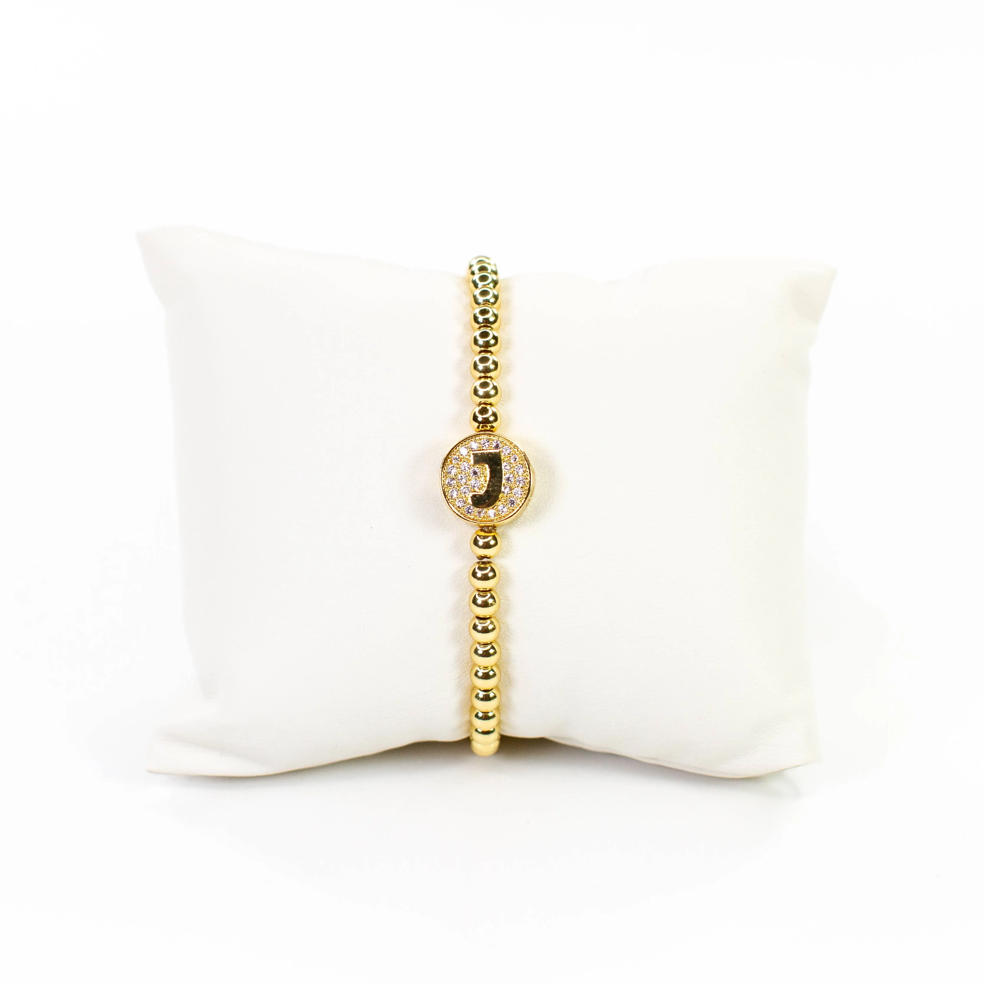 Initial Simulated Diamond Bracelet: C