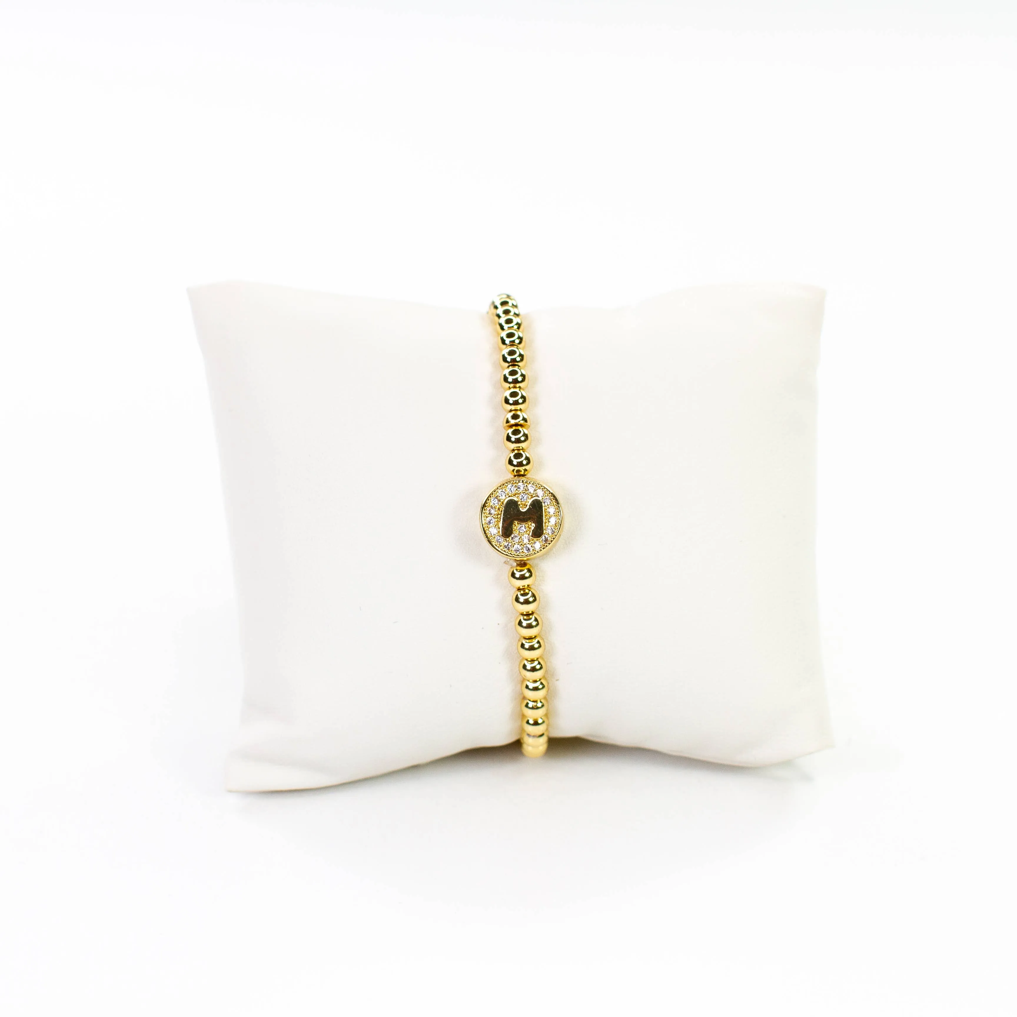 Initial Simulated Diamond Bracelet: C