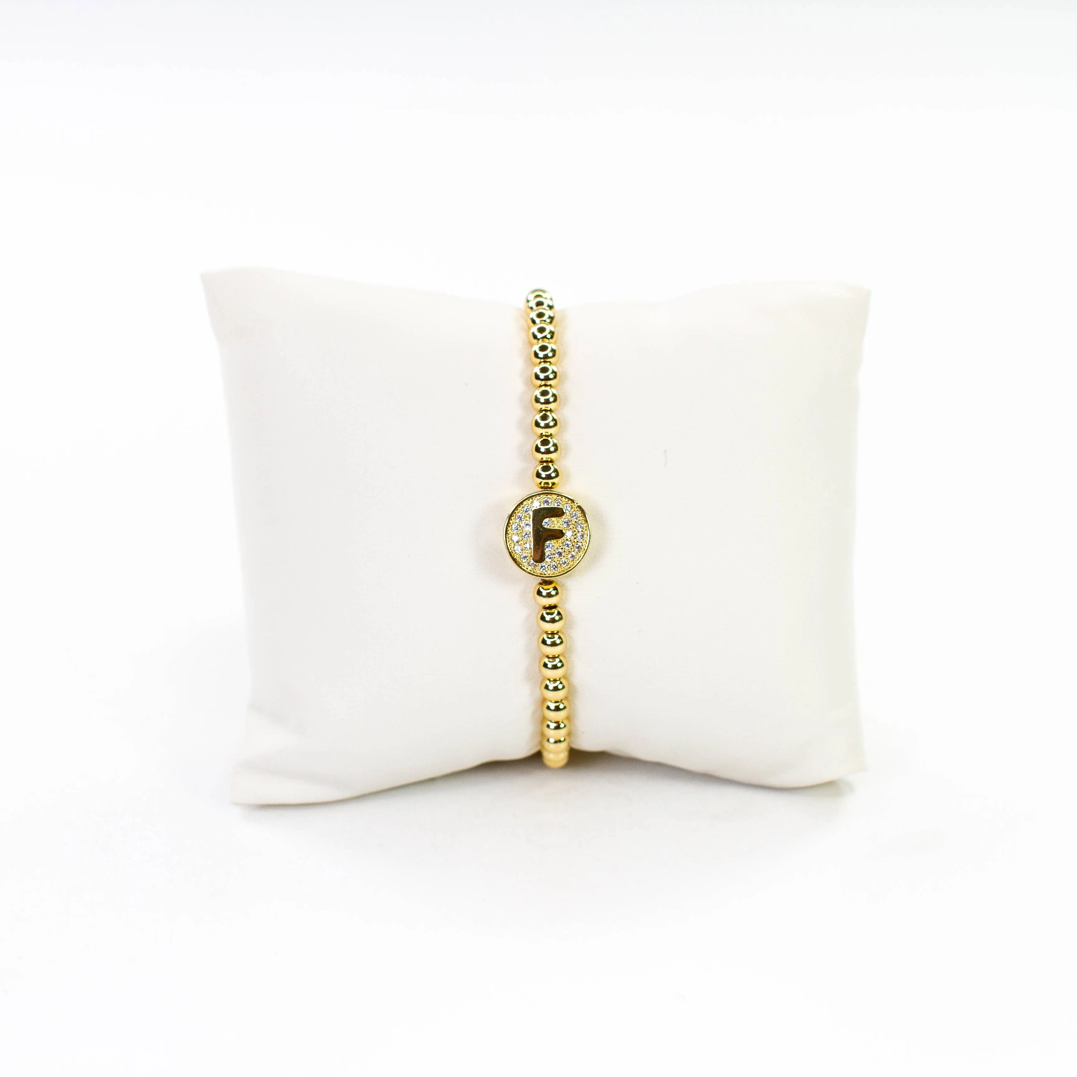 Initial Simulated Diamond Bracelet: C