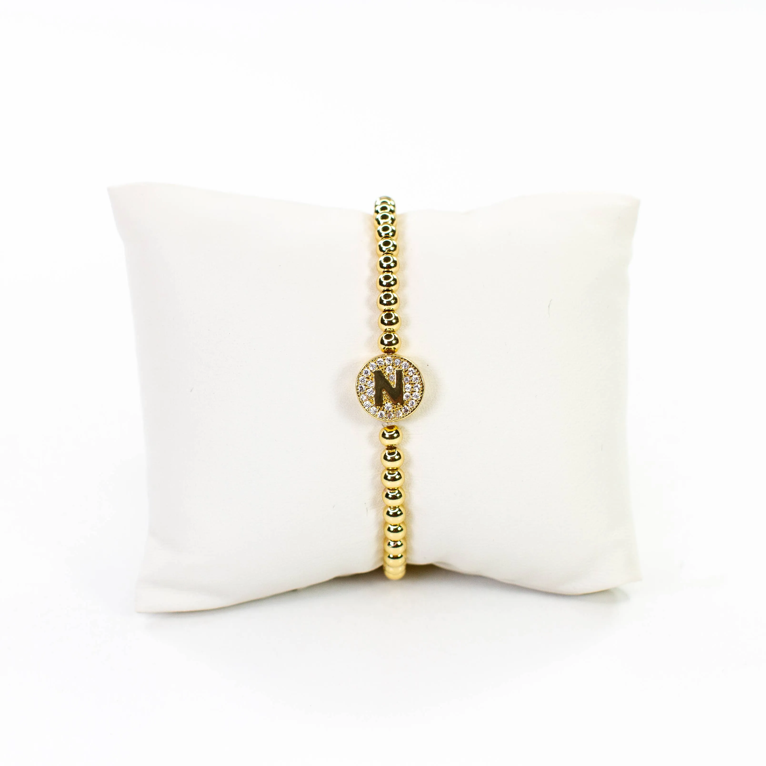 Initial Simulated Diamond Bracelet: C