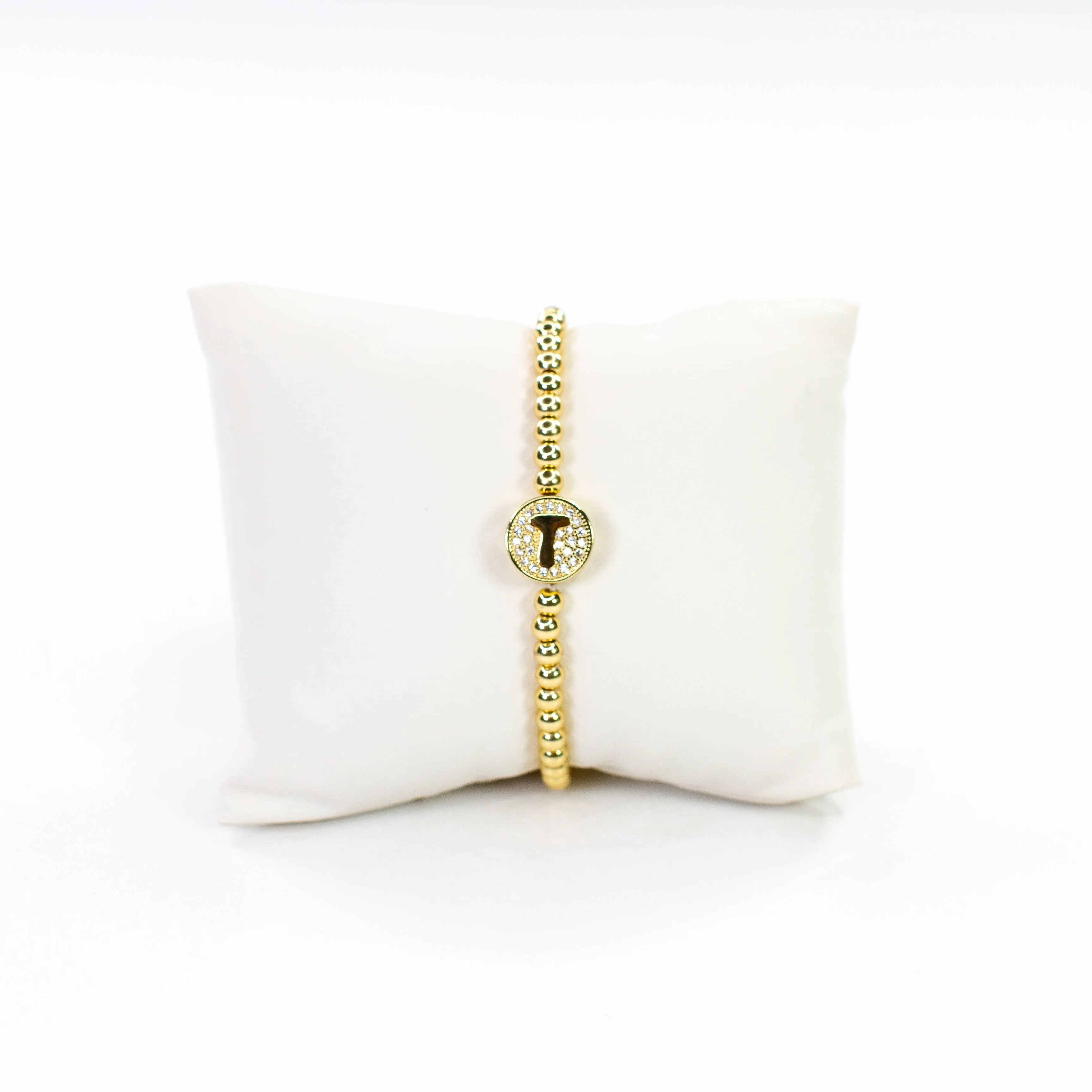 Initial Simulated Diamond Bracelet: C