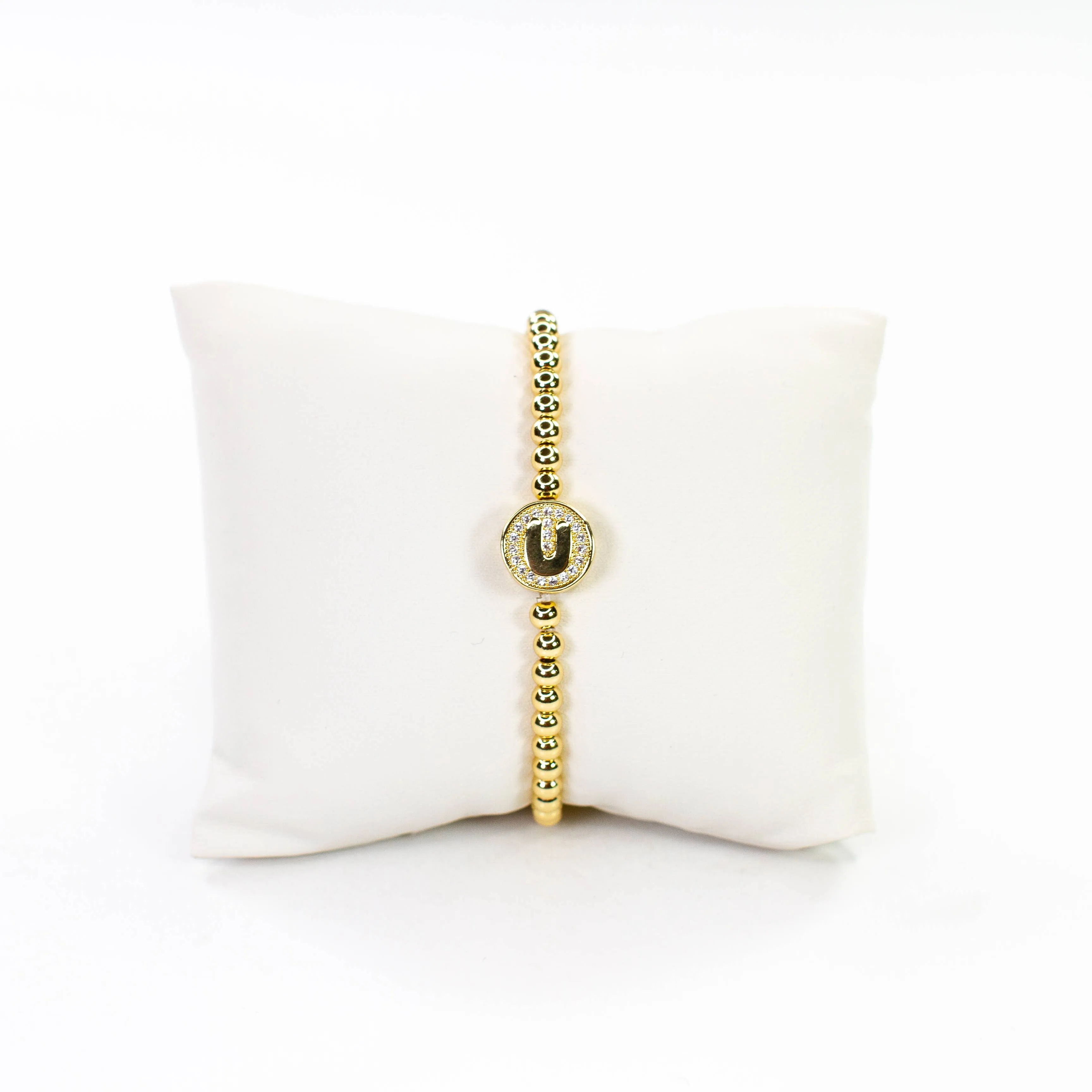 Initial Simulated Diamond Bracelet: C