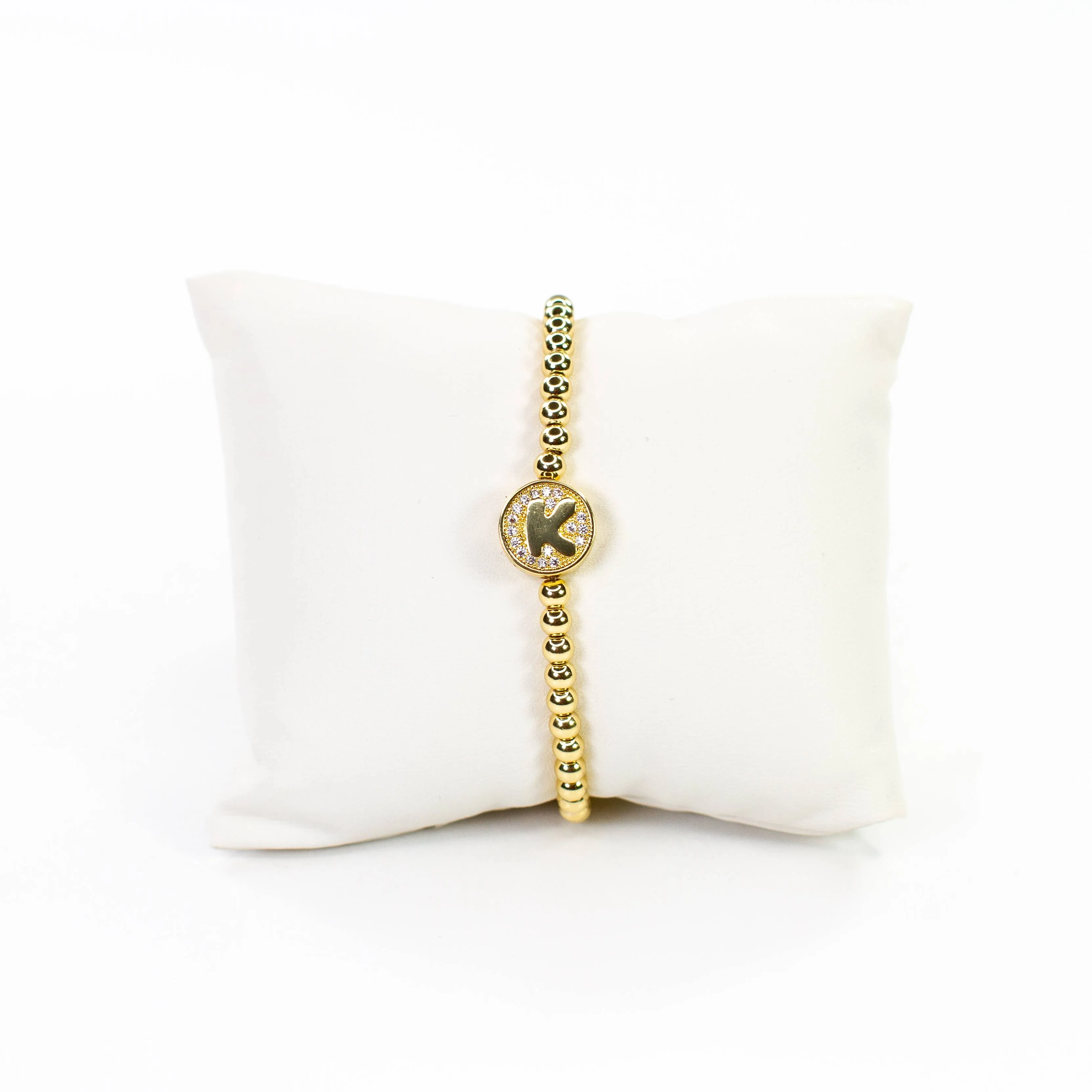Initial Simulated Diamond Bracelet: C